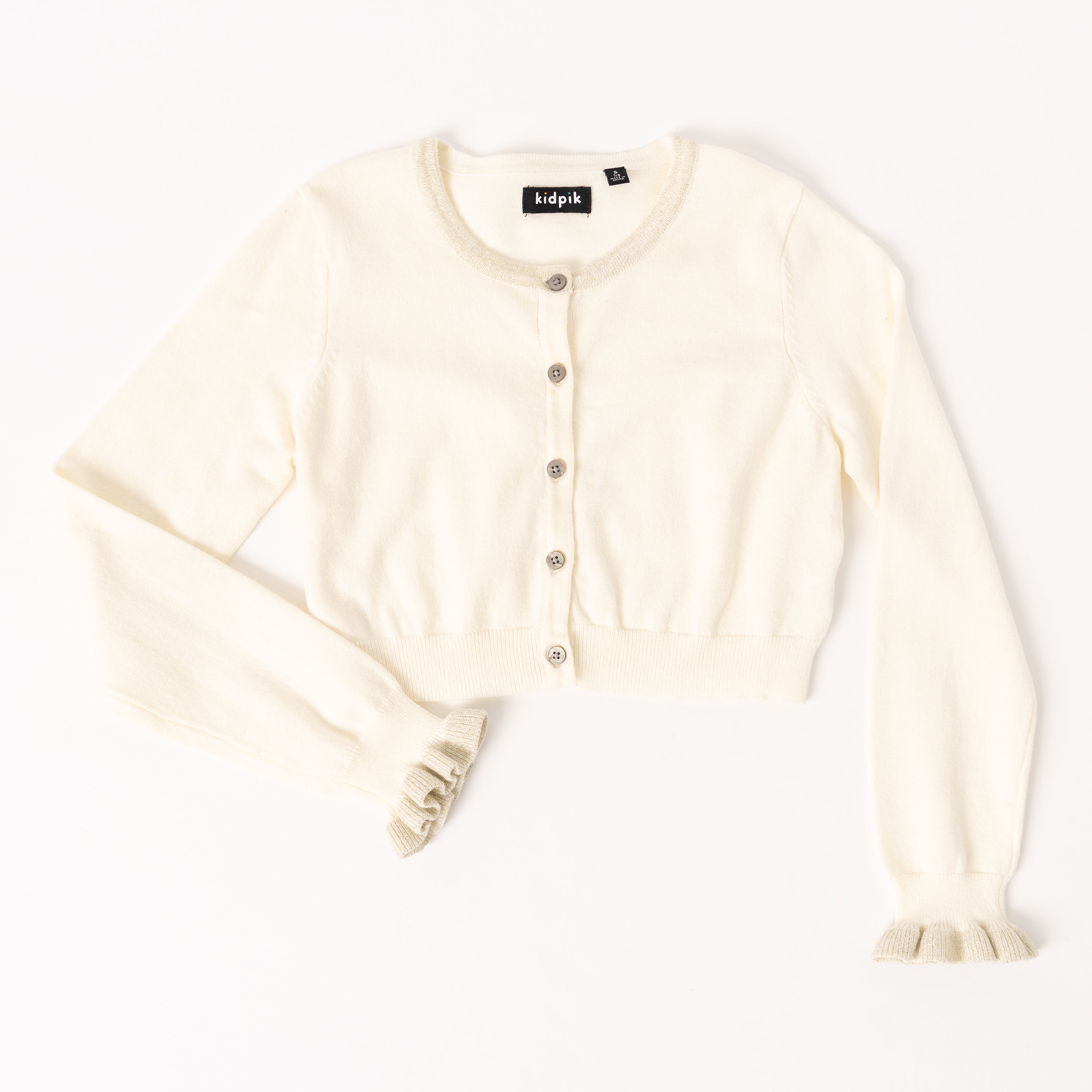 KIDPIK Girls Ruffle Bolero Cardigan, Size: XXS (4) - XL (14) – Kidpik