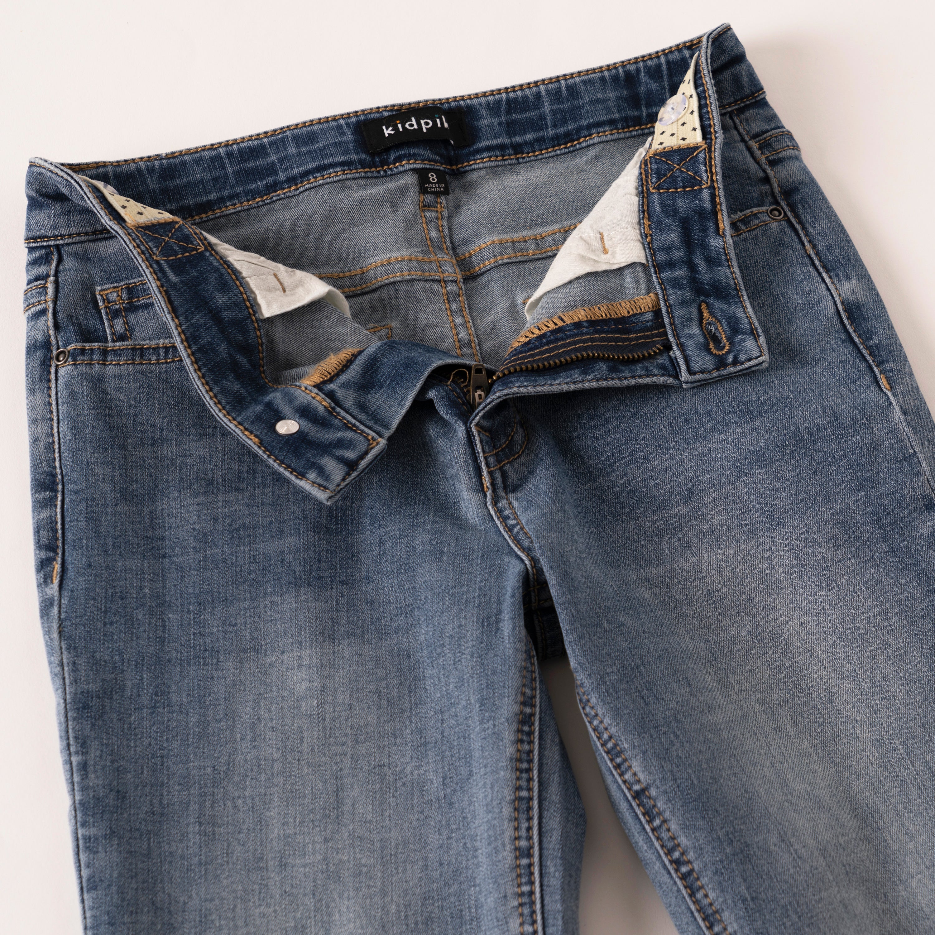 KIDPIK Boys Husky Skinny Jeans Premium Stretch, Size: 7H - 14H – Kidpik