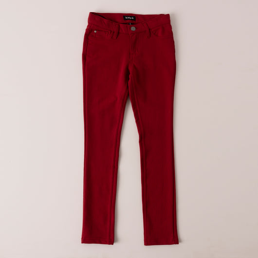 5 Pocket Knit Pant - Rio Red