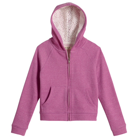 Trimmed Hoodie - Radiant Orchid