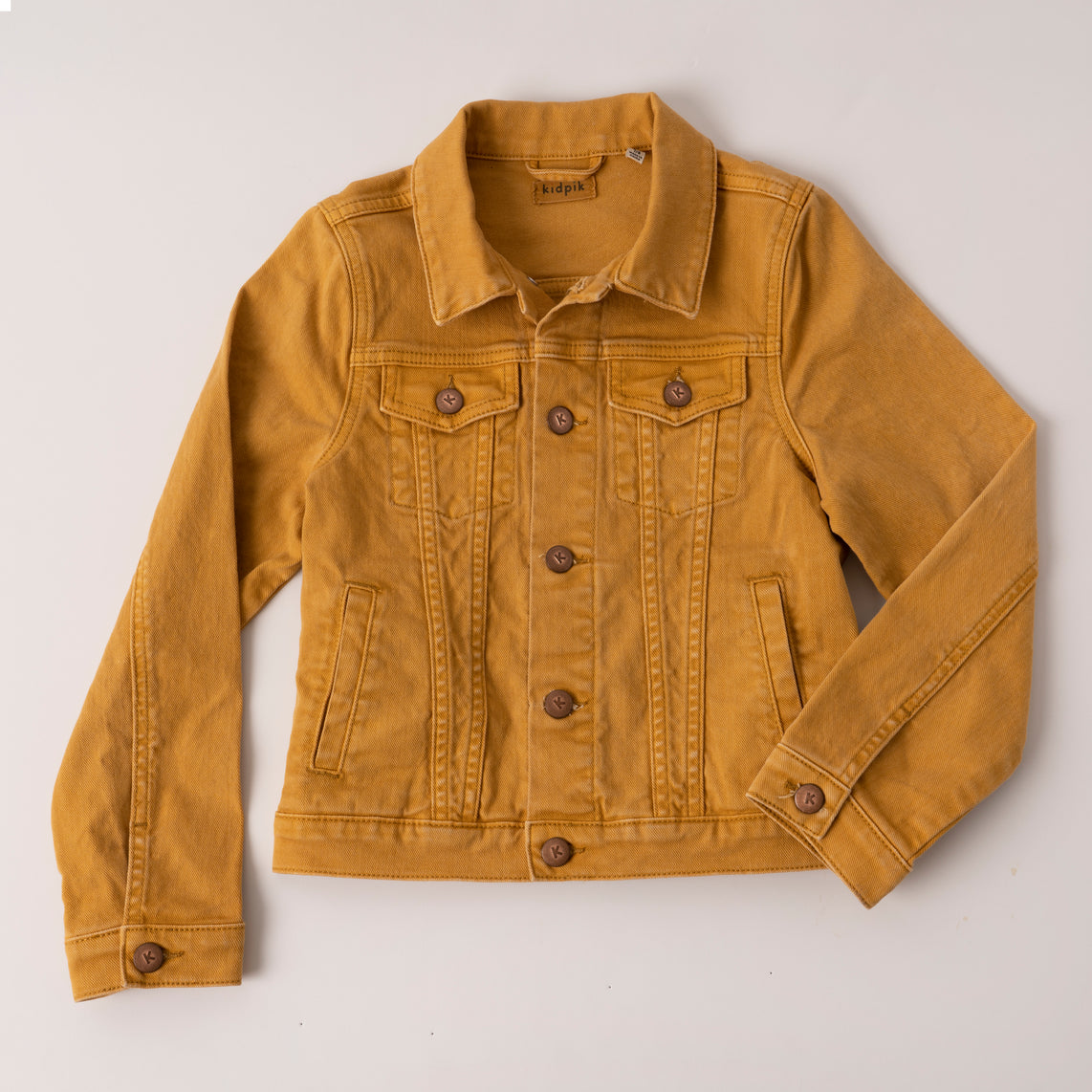 KIDPIK Boys Stretch Garment Dyed Colored Denim Jean Jacket, Size: 2T ...