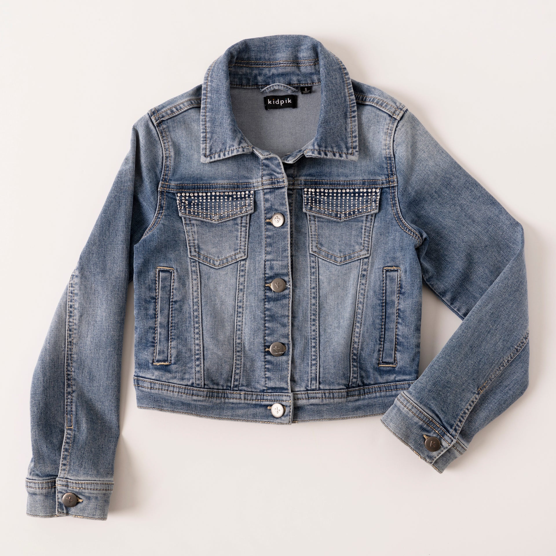 Girls 6-20 SO® Relaxed Denim Jean Jacket in Regular & Plus Girls 6-20 SO® Relaxed Denim Jean Jacket in Regular & Plus