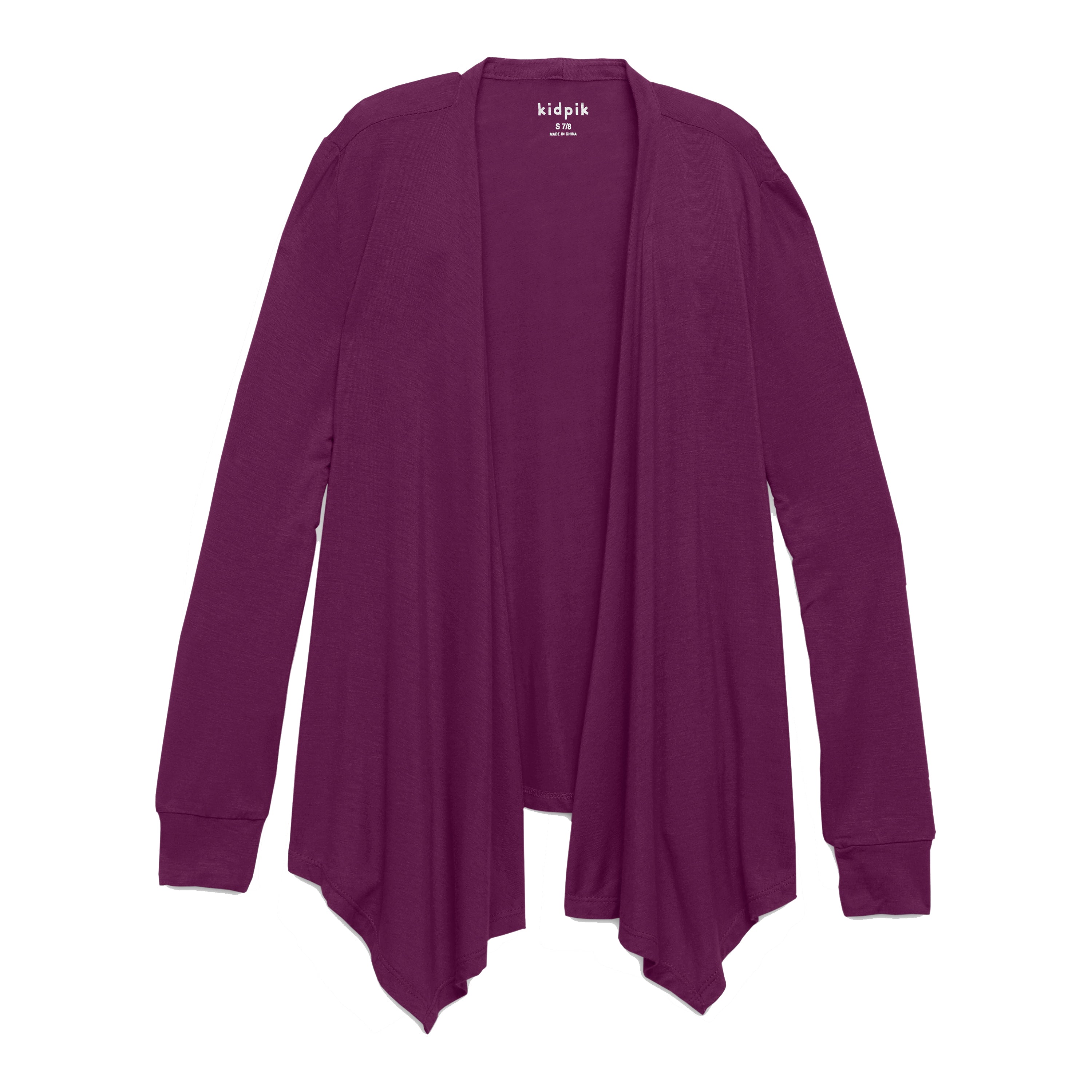 KIDPIK Girls Long Sleeve Flyaway Cardigan, Size: XXS (4) - XS (5/6