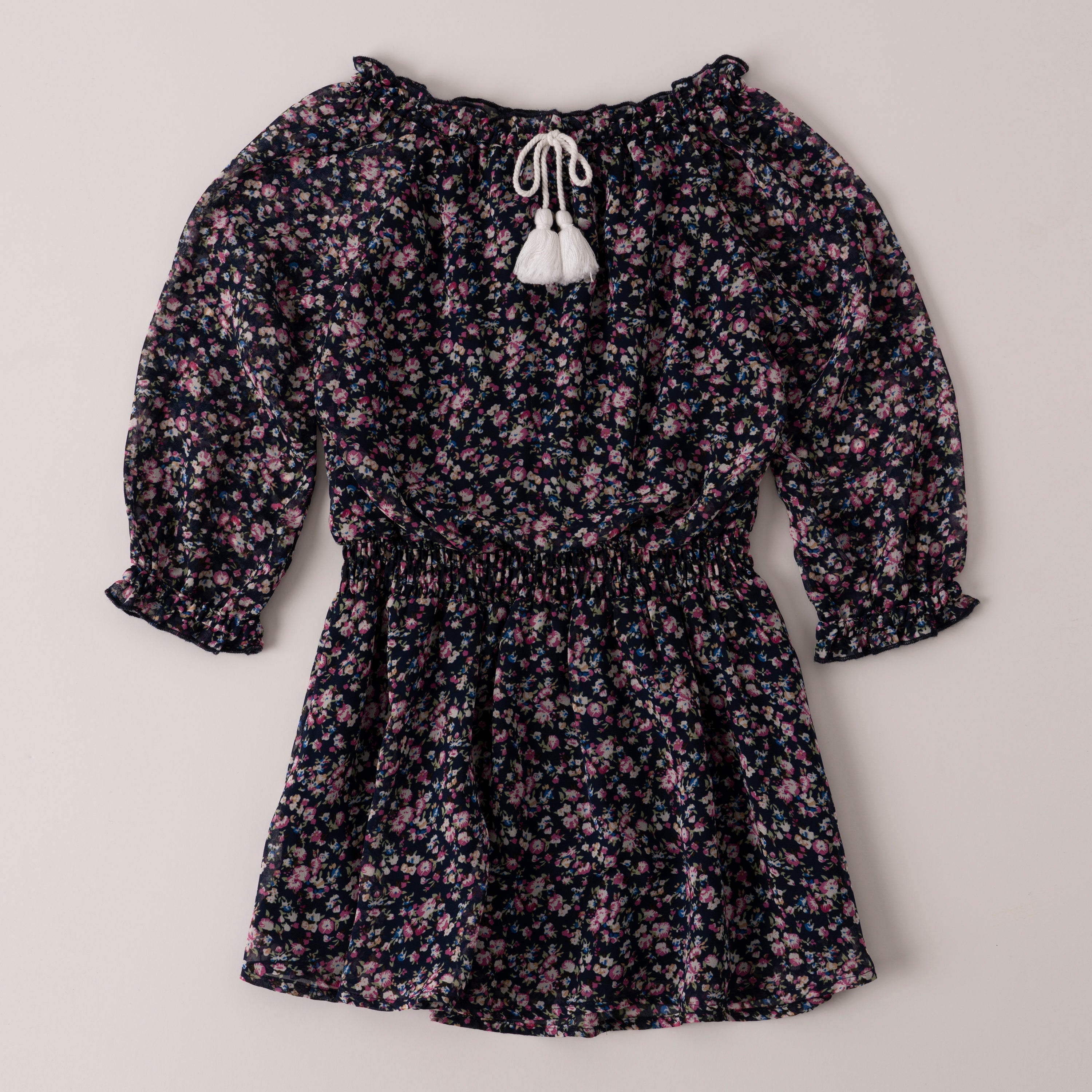 Navy ditsy dress best sale